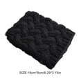 thumbnail image 3 of Advancent Cubierta calentadora de piernas para mujer, cubiertas para envolver las piernas al aire libre de invierno, accesorio de ropa, puños Suministros térmicos Negro, 3 of 5