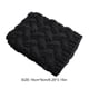 thumbnail image 2 of Yuarrent Cubierta calentadora de piernas para invierno, cubiertas envolventes para piernas al aire libre, accesorio de ropa, puños cortos de punto para Suministros térmicos Negro Yuarrent HA059256-01, 2 of 5