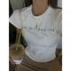thumbnail image 4 of Camiseta ajustada con estampado de letras vintage de estilo americano, nueva camiseta de verano a la moda para chica sexy, cuello redondo adelgazante, versátil y para el vientre, 4 of 4