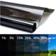 thumbnail image 2 of 1 rollo negro ventana coche tintado a prueba de uv resistente a los arañazos 100x50cm vlt negro auto coche casa ventana vidrio construcción de tinte película de verano solar protección uv pegatina de huangjie unisex, 2 of 2