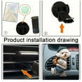 thumbnail image 4 of 2PCS Cute Cat Car Air Freshener Vent Clips, 2D Flat Acrylic Cartoon Kitty Car Diffuser Air Conditioner Outlet Clip, Auto Interior Decoration Accessories for Most Vehicles, D-2PCS, 4 of 5