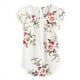 thumbnail image 3 of Camiseta de mujer Jumpingount Top Cuello Blusa de manga corta estampada Blanco AP003086-29, 3 of 6