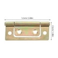 thumbnail image 2 of OUNONA 10Pcs Replacement Residential Door Hinges Small Metal Hinges for Cabinet Doors, 2 of 7