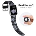 thumbnail image 3 of WFEAGL Silicone Sport Strap Apple Watch Bands with Case 44mm Black Rose, 3 of 8