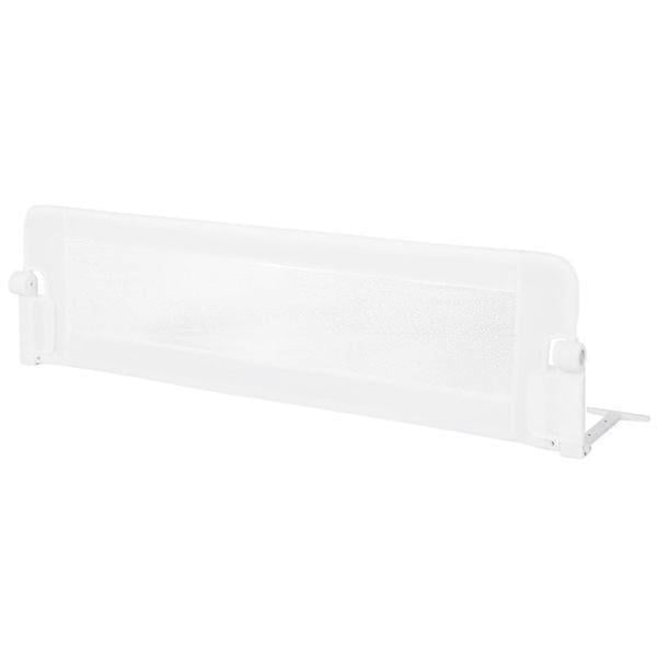 Foldable safety gate for children's beds with adjustable straps 150x40.5x42 cm white, baby safety.