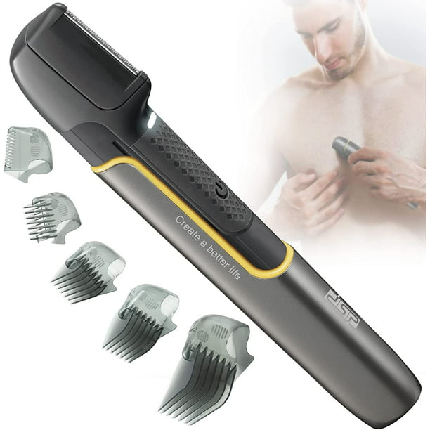 DSP Cordless Groin Body Hair Trimmer Waterproof Bikini Trimmers, Men &  Women, 4 Limit Combs, Wet/Dry Use, Black Color, #60121 