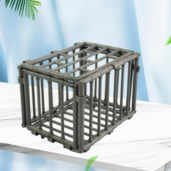 Caja de herramientas de juguete en miniatura CUTICAT modelo de jaula plegable