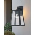 thumbnail image 2 of Trans Globe Lighting 50211 Obsidian 1 Light 12" Tall Outdoor Wall Sconce - Black, 2 of 6