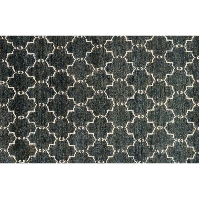 Loloi Sahara 5'6" x 8'6" Hand Knotted Jute Rug in Midnight
