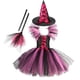 thumbnail image 5 of Disfraz de Halloween para niñas, 3 piezas, fantasía para bebés, niños, cosplay, vampiro, bruja, Caperucita, carnaval, disfraz elegante, vestido de diablo, 5 of 5