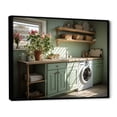 thumbnail image 2 of Designart "Laundry Room Country beauty" Bath & Laundry Floater Framed Wall Art Living Room, 2 of 7
