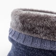 thumbnail image 4 of Bufanda de invierno cálida que combina con todo, además de bufanda de terciopelo, cuello de punto grueso de lana degradada, 4 of 5