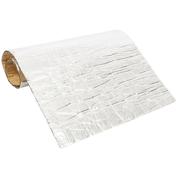 ETHZZLE Car Hood Insulation Pad 1Pcs White Aluminum Foil for Insulation 19.7x39.4x0.2in