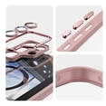 thumbnail image 2 of Decase Transparent Case for Samsung Galaxy S25 Ultra,TPU+PC,Built-in Rotatable Ring Kickstand,Clear Back Design Heavy Duty Drop Protection Shockproof Phone Case for Samsung Galaxy S25 Ultra,Pink, 2 of 10