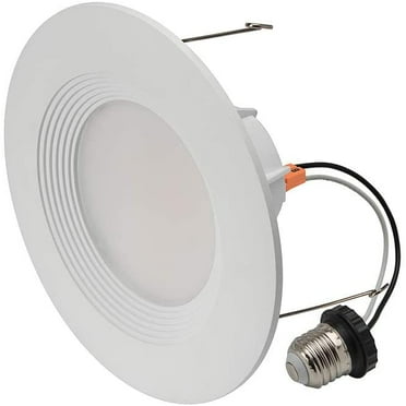 C Lite By Cree Lighting 6 Inch Led Retrofit Downlight 55w Equivalent 650 Lumens Dimmable Soft White 2700k 35 000 Hour Rated Life 1 Pack Com Led Retrofit Downlight 55w Equivalent, Cree 100w Led 6 Recessed Downlight