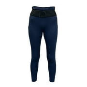 TOMMIE COPPER Women's Adjustable Strap Back Support Pro 24" Leggings, Navy, L
