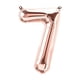 thumbnail image 1 of Globo Metalizado Gigante Forma de Numero 76 cm Celebraciones rosa, 1 of 3