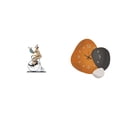 thumbnail image 1 of Figura de , estatua de resina, escultura, adorno de mesa, reloj de pared moderno, obra de arte decorativa, reloj de madera, adecuado para el, 1 of 8