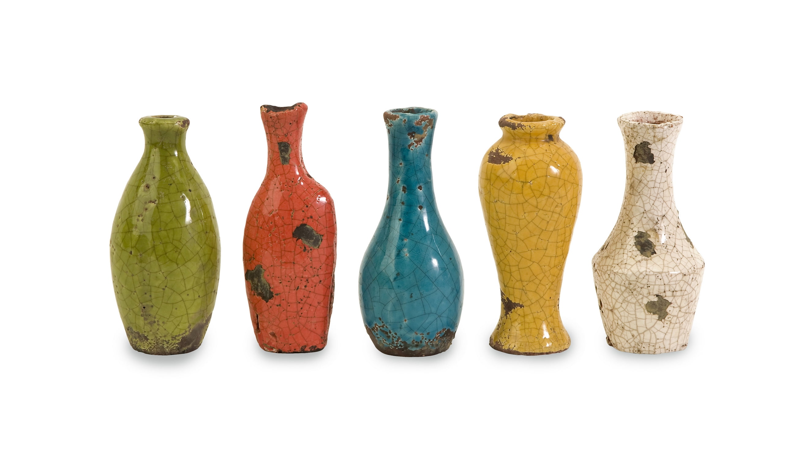 Great Set of 5 Mercade Mini Vases in Gift Box