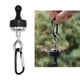 thumbnail image 2 of Sonducket Gancho de pared para acampar, senderismo, viajar, llavero, carpa, dosel, mosquetón, hebilla a presión multifuncional, equipo para exteriores carpas Sonducket OD032090-01B, 2 of 6
