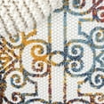 thumbnail image 6 of JONATHAN Y AMALFI COAST 3 x 5 Area Rug, Cetara Ornate Trellis - Cream/Blue/Orange, AMC111A-3, 6 of 9