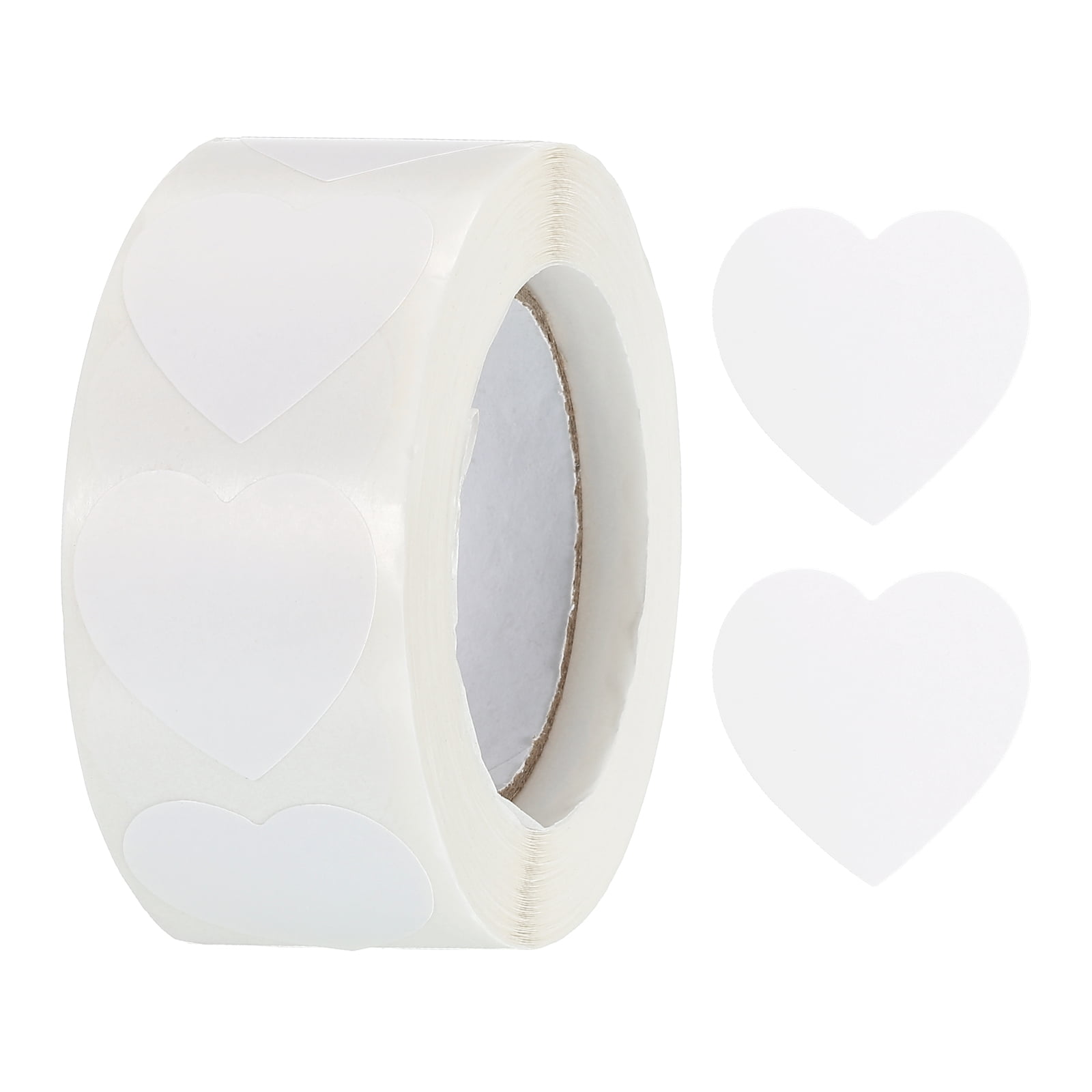 Uxcell Heart Shaped Sticker 1 Inch Self Adhesive Love Sticker Label for