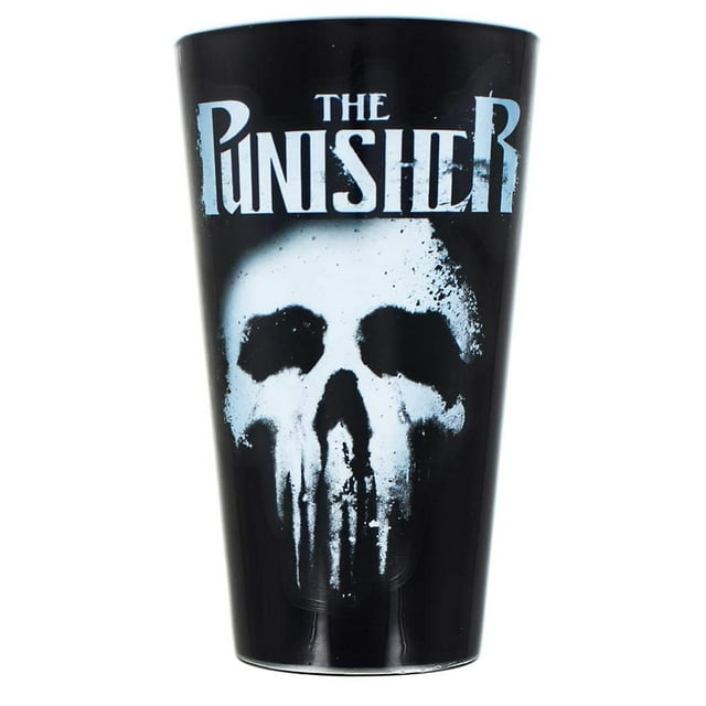 Vaso de pinta Surreal Entertainment The Punisher Marvel 473 ml