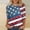 A1000_Blue, variant on Vetsdori Women's Summer T Shirts Red White and Blue Graphic Pullover Independence Day 3/4 Sleeve Plus Size,Casual Fashion Crew Neck Tops for Junior American Flag