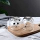 thumbnail image 4 of Cute Mugs Glass Double Wall Insulated Glass Espresso Cup, Coffee Cup, Tea Cup, Milk Cup (panda), 4 of 4