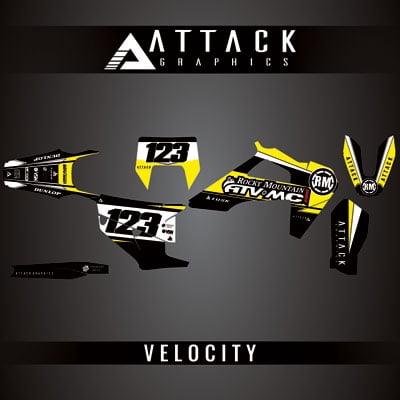 Attack Graphics Custom Velocity Complete Bike Graphics Kit for Husqvarna FE 350 2022