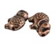 thumbnail image 5 of 50 piezas de dijes de elefante de metal sólido para pulseras DIY, conectores de cuentas espaciadoras Cobre, 5 of 9