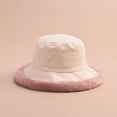 thumbnail image 5 of COCOpeaunt Solid Travel Winter Bucket Hats Women Corduroy Panama Hat Thick Warm Plush Fisherman Cap for Girl Crimping Basin Ski Hat, 5 of 6