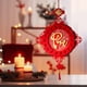 thumbnail image 5 of Adornos colgantes, regalos de decoración, decoración colgante, decoraciones del año vietnamita, adorno de abanico de papel con borlas de bendición, decoración colgante de abanico de papel del Festival, 5 of 5
