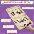 thumbnail image 2 of Trademark Games Fast Sling Puck Game - Slingshot Board Game for Family Game Night and Parties - Wooden Hockey Game (Large), 2 of 7