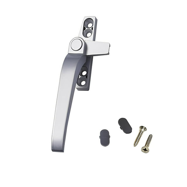 Window Handle Home Hardware Lever Casement Locking Handles Living Room Multicolored Decorative Cap White Gray Rustproof Left Silver