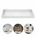 thumbnail image 3 of ACDANC 7.86"x4.05" White Vanity Tray for Bathroom,Hotel,Dining Organization, 3 of 6