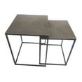 thumbnail image 2 of Noble House Garnet Metal Nesting Table - Square, 2 of 5
