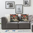 thumbnail image 2 of nygtbtfer Throw Pillow Covers Cat Pillow Cases Animal Pillowcase Linen Cushion Cover for Couch Bed Sofa Patio Car,Set of 2 White, 2 of 7