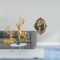 thumbnail image 2 of Estatuas De Ciervos En Pareja, Esculturas Decorativas, Figuras De Resina Para Sala De Estar, Marcos De Fotos, Diseño Vintage, Artesanías, Colecciones, Soportes, Decoración De Pared., 2 of 8