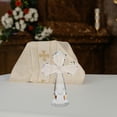 thumbnail image 3 of Cruz de cristal decorativa para el hogar y la oficina. Estatua de cruz religiosa para decoraciones cristianas de Pascua. Figuras coleccionables para la mesa de comunión., 3 of 7