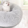thumbnail image 3 of Cama De Donut Para Perros Y Gatos Cama de donut para perros y gatos de 23,62 pulgadas, camas cómodas y suaves para mascotas con fondo antideslizante, 3 of 8