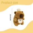 thumbnail image 3 of Capybara Plush Toys for Birthday Party Gifts Halloween Doll with Toast，Cute Capybara Doll Christmas Gifts, 3 of 3