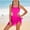 d2 toddler swimsuit girl Hot Pink, variant on Girls Rash Guard Swimsuit Girls One Piece Swimsuits with Cover Up Skirt Size 6-15 Years