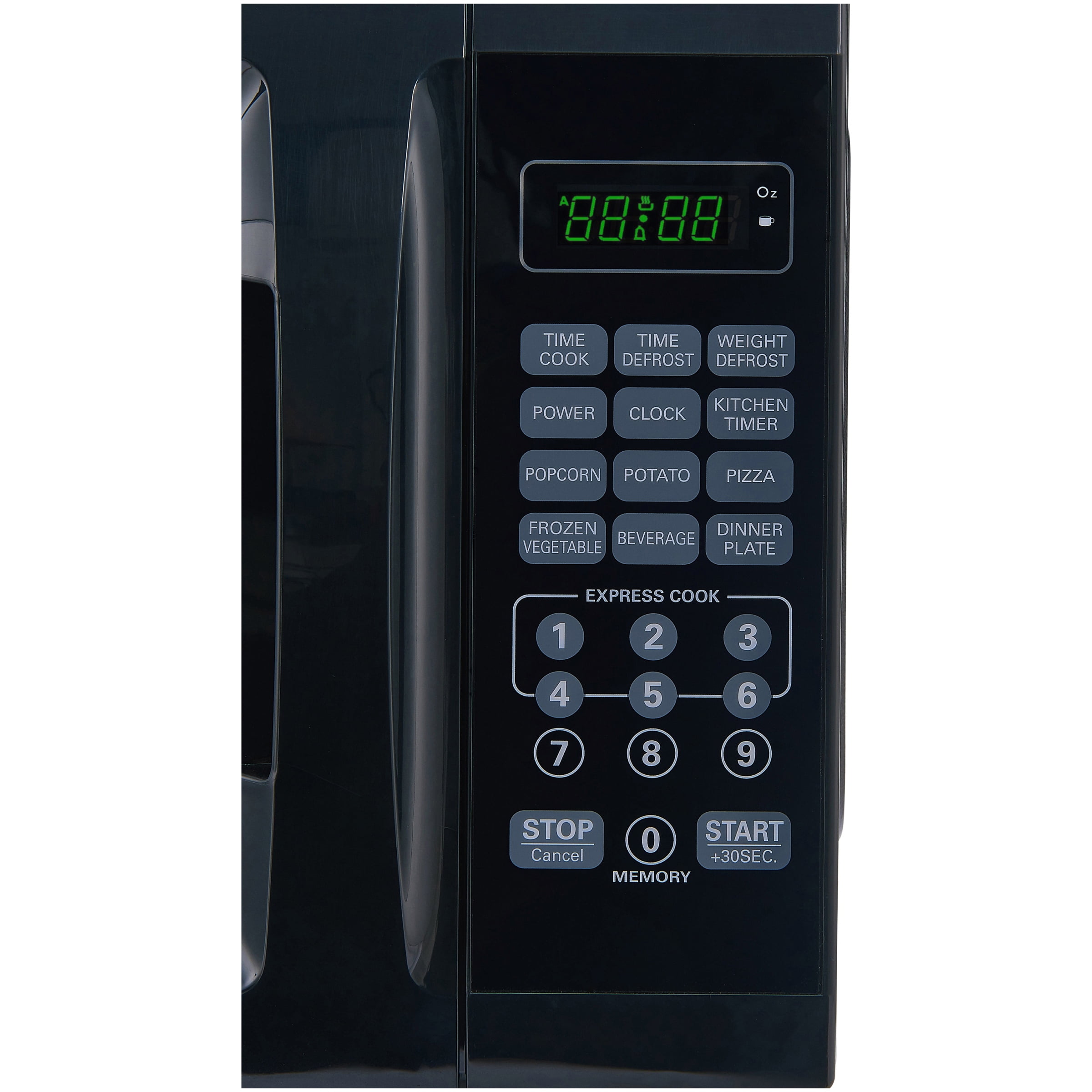 Mainstays 0.7 cu ft Countertop Microwave Oven in Black