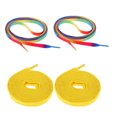 thumbnail image 1 of 2 pares de patines en línea patines en línea patines cordones cordones 180 cm amarillo Sunnimix Patines para patines, 1 of 8
