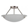 thumbnail image 1 of Whitfield Lighting SF0055-16AWSS SATIN STEEL SEMI FLUSH WITH ACID WASH GLASS, 1 of 1