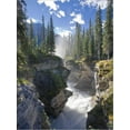 thumbnail image 2 of Athabasca Falls Waterfall, Jasper National Park, Alberta, Canada, Scenic Stretched Canvas Wall Art by Michele Falzone Sold by Art.Com, 2 of 5