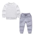 thumbnail image 2 of Cethrio Boys Cotton Outfit Sets, Casual 2 Piece Long Sleeve Crew Neck Boys' Clothing Sets Gray Size 11-12 T, 2 of 5