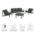 thumbnail image 2 of Terrace 4-Piece Furniture Set in Carbon Graphite, 2 of 4
