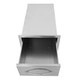 thumbnail image 6 of Stainless Steel Pull Out Kitchen Drawer - 14" Single Built-In Cabinet Organizer with Silent Slides, Modern Silver Storage for Utensils & Cutlery, 6 of 15